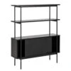 KREMAN Display Unit 94cm - Black(Kreman Display Unit 94cm Black) 1 KREMAN Display Unit 94cm - Black(Kreman Display Unit 94cm Black) -Modern Furniture AC 0000090918angleopen 1000