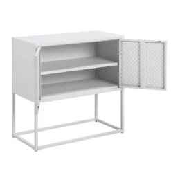 NEWTON 2 Door Sideboard 82cm - White(Newton 2 Door Sideboard 82cm White) -Modern Furniture AC 0000093780 c 1000