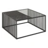 STRINGTON Square Coffee Table 80cm - Black Marble Effect(Strington Coffee Table 80cm Black) -Modern Furniture AC 0000096000 b 800