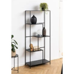 INFINITY Shelving Unit 72x170cm - Black(Infinity Display Unit 72 X 170cm Black) -Modern Furniture AC 0000096271Lifestyle3 800
