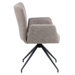 Laura Swivel Dining Chair - Grey & Black(Laura Swivel Dining Chair Grey Black) -Modern Furniture AC 0000098873 c 1000