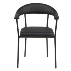 LAVA Dining Chair - Black(Lava Dining Chair Black) -Modern Furniture AC 0000099566front 1000