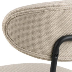 Denise Dining Chair - Beige & Black(Copy Of Laura Swivel Dining Chair Grey Black) 20 Denise Dining Chair - Beige & Black(Copy Of Laura Swivel Dining Chair Grey Black) -Modern Furniture AC 0000100514closeup1 1000