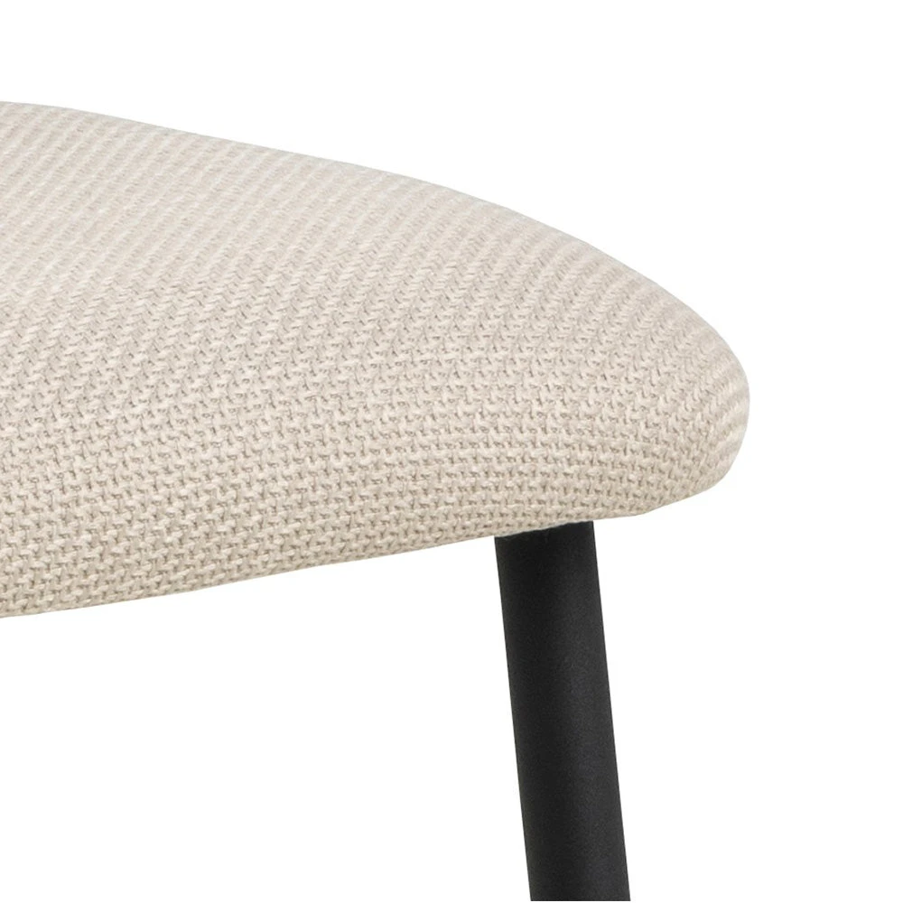 Denise Dining Chair - Beige & Black(Copy Of Laura Swivel Dining Chair Grey Black) 12 Denise Dining Chair - Beige & Black(Copy Of Laura Swivel Dining Chair Grey Black) - Image 10