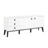 SABINE Sideboard Buffet 180cm - White/Black(Sabine Sideboard 180cm White Black) -Modern Furniture AC 91721 2 a 800