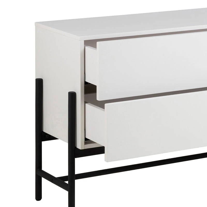 MOGEN SideboardBuffet 185cm - White & Black(Mogen Sideboard 185cm White Black) 8 MOGEN SideboardBuffet 185cm - White & Black(Mogen Sideboard 185cm White Black) - Image 6