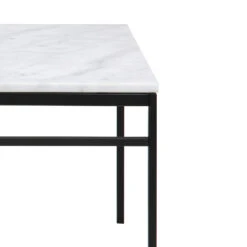 DARIEN Marble Coffee Table 115cm - White & Black(Darien Marble Coffee Table 115cm White Black) -Modern Furniture AC H000019253 bcloseup2 800