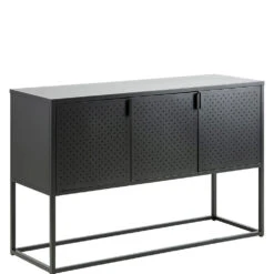 NEWTON 3 Doors Sideboard 120cm - Black(Newton 3 Doors Sideboard 132cm Black)