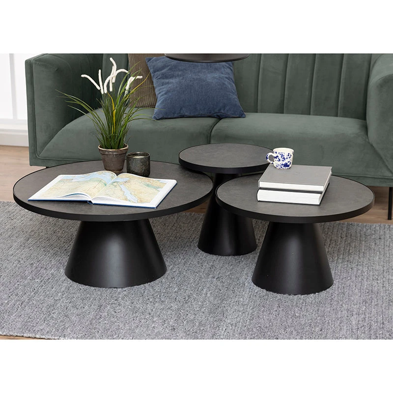 SOLI Side Table 45cm - Black(Soli Side Table 45cm Black) 5 SOLI Side Table 45cm - Black(Soli Side Table 45cm Black) - Image 3