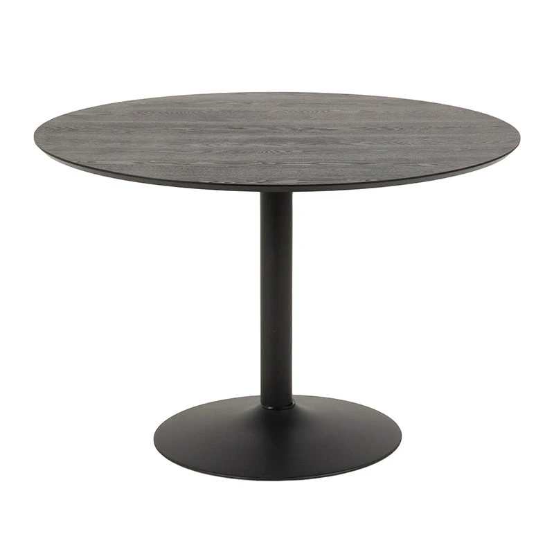 TITAN Round Dining Table 110cm - Black(Titan Round Dining Table 110cm Black) 3 TITAN Round Dining Table 110cm - Black(Titan Round Dining Table 110cm Black)