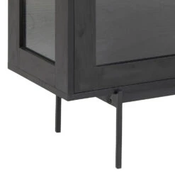 KREMAN Sideboard Buffet 140cm - Black(Kreman Sideboard Buffet 140cm Black) -Modern Furniture AC H000020985 CLOSEUP 1000 2