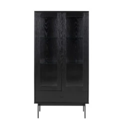 KREMAN Display Unit 75cm - Black(Kreman Display Unit 75cm Black) -Modern Furniture AC H000020986front 1000