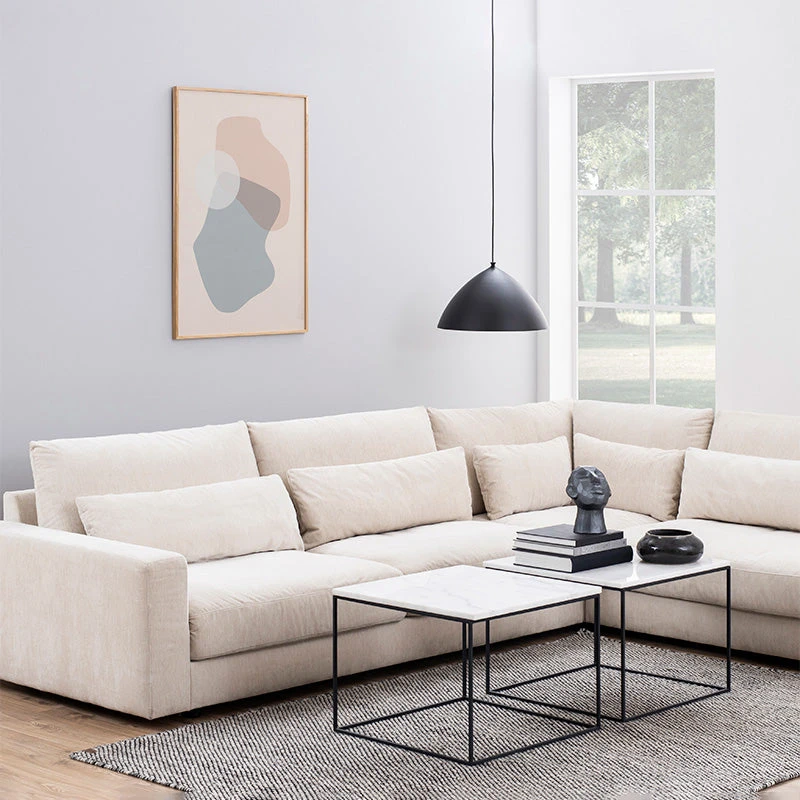 LUCIO Marble Coffee Table 60cm - White(Lucio Marble Coffee Table 60cm White) 10 LUCIO Marble Coffee Table 60cm - White(Lucio Marble Coffee Table 60cm White) - Image 8