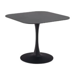 MARTA Square Dining Table 90cm - Black(Marta Square Dining Table 90cm Black)