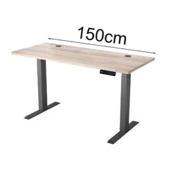 ALVIS Standing Desk With Lift 1.5M - Warm Oak & Black(Alvis Standing Desk With Lift 1 5m Mahogany Black) 25 ALVIS Standing Desk With Lift 1.5M - Warm Oak & Black(Alvis Standing Desk With Lift 1 5m Mahogany Black) -Modern Furniture ALVIS WF LD02 150cmwithControlwhite800 220c5b51 5ef3 4389 ade9 772b1810dbf8