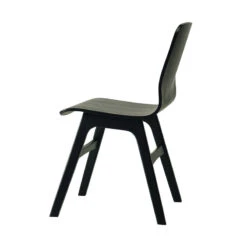 ALYSSA Dining Chair - Oak & Black(Alyssa Dining Chair Oak Black Open Pore) -Modern Furniture ALYSSASideView b 800