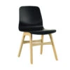 ALYSSA Dining Chair - Oak & Black(Alyssa Dining Chair Oak Black Open Pore) -Modern Furniture ALYSSA DC112