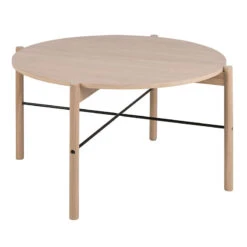 ANTAL Round Coffee Table 80cm - Oak(Antal Round Coffee Table 80cm Oak)