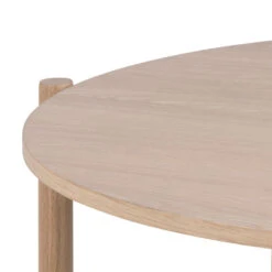 ANTAL Round Coffee Table 80cm - Oak(Antal Round Coffee Table 80cm Oak) -Modern Furniture ANTALRoundCoffeeTable80cm AC 0000076569 closeupA800