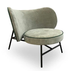 AVENIR Lounge Chair - Grey & Green(Avenir Lounge Chair Dark Green)