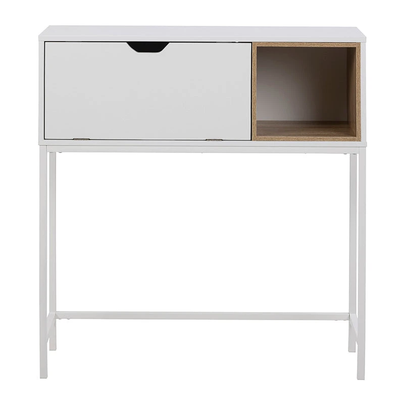 BATLEY Study Desk Console 91.5cm - White & Natural(Batley Study Desk Console 91 5cm White Natural) 4 BATLEY Study Desk Console 91.5cm - White & Natural(Batley Study Desk Console 91 5cm White Natural) - Image 2