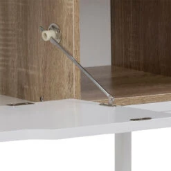 BATLEY Study Desk Console 91.5cm - White & Natural(Batley Study Desk Console 91 5cm White Natural) 14 BATLEY Study Desk Console 91.5cm - White & Natural(Batley Study Desk Console 91 5cm White Natural) -Modern Furniture BATLEYSECRETARYDESKCONSOLE AC 0000081946 closeupB800