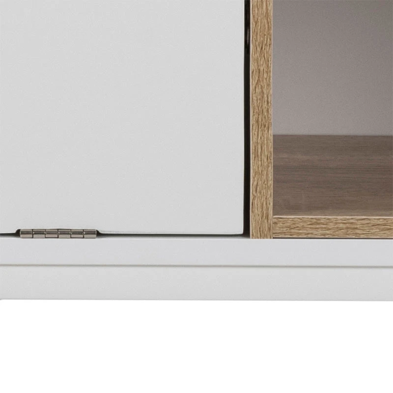 BATLEY Study Desk Console 91.5cm - White & Natural(Batley Study Desk Console 91 5cm White Natural) 9 BATLEY Study Desk Console 91.5cm - White & Natural(Batley Study Desk Console 91 5cm White Natural) - Image 7