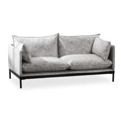 SINCLAIR 2 Seater Sofa In Grey(Sinclair 2 Seater Sofa In Dark Grey)