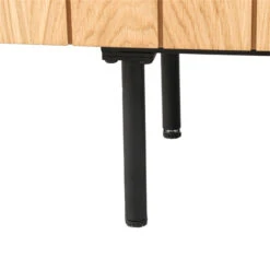 ZANE Sideboard Buffet 150cm - Natural Oak(Zane Sideboard 150cm Natural Oak) -Modern Furniture BB SB1008closeup 1 white800