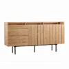 ZANE Sideboard Buffet 150cm - Natural Oak(Zane Sideboard 150cm Natural Oak) -Modern Furniture BB SB1008white800