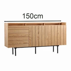 ZANE Sideboard Buffet 150cm - Natural Oak(Zane Sideboard 150cm Natural Oak) -Modern Furniture BB SB1008white800 f8bf8585 ab16 4f72 be21 179286ad6a34