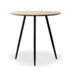 GINNY Round Dining Table 80cm - Natural & Black(Ginny Round Dining Table 80cm Natural Black) -Modern Furniture BB T001 80 1 800 7f9c5c74 9243 4235 93c0 610e2f7cf3d9