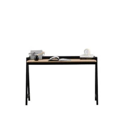 YARA Study Desk 118cm - Black & Natural(Yara Study Desk 118cm Black Natural) -Modern Furniture BB T002 B bwhite800
