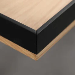 YARA Study Desk 118cm - Black & Natural(Yara Study Desk 118cm Black Natural) -Modern Furniture BB T002 Bcloseup2800