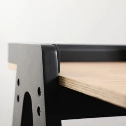 YARA Study Desk 118cm - Black & Natural(Yara Study Desk 118cm Black Natural) -Modern Furniture BB T002 Bcloseup4800