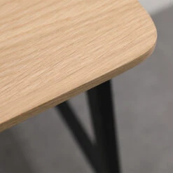 YARA Study Desk 118cm - Black & Natural(Yara Study Desk 118cm Black Natural) -Modern Furniture BB T002 Bcloseup6800