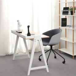 YARA Study Desk 118cm - White & Natural(Yara Study Desk 118cm White Natural) -Modern Furniture BB T002 W 10 800