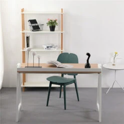 YARA Study Desk 118cm - White & Natural(Yara Study Desk 118cm White Natural) -Modern Furniture BB T002 W 7 800