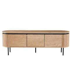 KAIDAN Entertainment TV Unit 160cm - Natural(Kaidan Entertainment Tv Unit 160cm Natural) -Modern Furniture BH 2372 NFrontView 1 1000