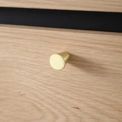 KAIDAN Study Desk 120cm - Oak & Black(Kaidan Study Desk 120cm Oak) -Modern Furniture BH 2377 Ncloseup 1000