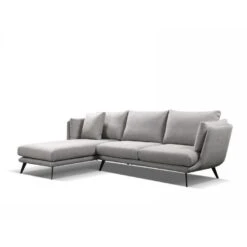 RANNI 3 Seater Sofa With Left Chaise - Warm Grey(Copy Of Ranni 3 Seater Sofa With Left Chaise Light Grey)