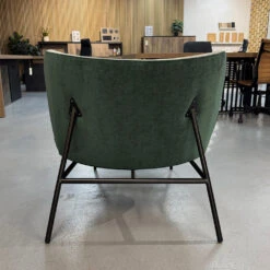 AVENIR Lounge Chair - Grey & Green(Avenir Lounge Chair Dark Green) -Modern Furniture Back 1000