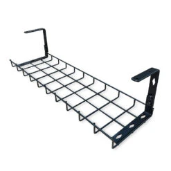 Under Desk Basket Cable Tray Management - Black(Under Desk Basket Cable Tray Management Black 1)