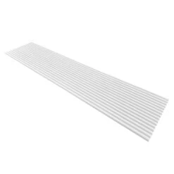 WOODFLEX WHITE PRIMED FLEXIBLE - HALF ROUND 37 - 2700mm X 600mm(Woodflex Flexible Prime Half Round 37 5mm 270x60x9) -Modern Furniture CIZ PRIME HR01 37