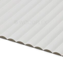 WOODFLEX WHITE PRIMED FLEXIBLE - HALF ROUND 37 - 2700mm X 600mm(Woodflex Flexible Prime Half Round 37 5mm 270x60x9) -Modern Furniture CIZ PRIME HR01 37 4 Watermarked 2000