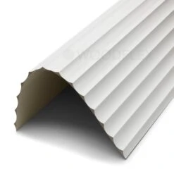 WOODFLEX WHITE PRIMED FLEXIBLE - WAVE 46 - 2700mm X 600mm(Woodflex Flexible Prime Wave 44mm 270x60x9)