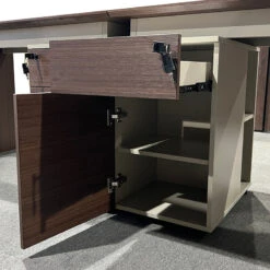 ANDERSON 2 People Workstation 2.4M - Hazelnut & Beige(Anderson 2 People Workstation 2 4m Australian Gold Oak) 15 ANDERSON 2 People Workstation 2.4M - Hazelnut & Beige(Anderson 2 People Workstation 2 4m Australian Gold Oak) -Modern Furniture Cabinet 800