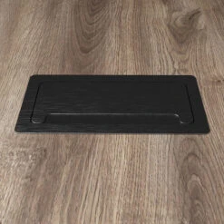 AFTAN Executive Desk With Pedestal & Left Mobile Return 180cm - Warm Oak & Black(Aftan Executive Desk With Left Return 1 8m Mahogany Black) -Modern Furniture CableManagement 800 48d02809 cb54 4b05 bdc1 219d27ebb7e4