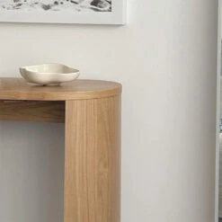 ZANA Console Table 140cm - Natural Oak(Zana Console Table 140cm Oak) -Modern Furniture Closeup2