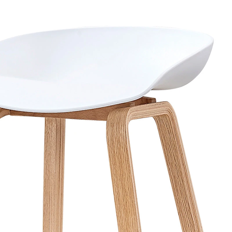 NORTE Bar Stool - Natural & White(Norte Bar Stool White) 5 NORTE Bar Stool - Natural & White(Norte Bar Stool White) - Image 3
